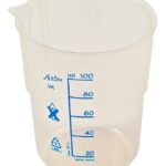 Béquer Em Pp, 100Ml, Forma Baixa, Graduado - Pct/10Un
