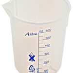 Béquer Em Pp, 600Ml, Forma Baixa, Graduado - Pct/5Un