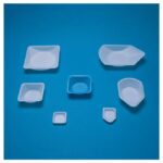 Prato Para Pesagem, Azul, Poliestireno, Antiestática, 89X89X25Mm - 500Un