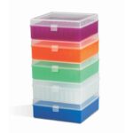 Rack Em Polipropileno, Para 100 Tubos De  0,5 A 2Ml, Cor Sortida Cx/50Un
