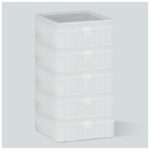 Caixa Em Pp Cap 100 Tubos, Incolor 0,5-2,0Ml - 5Un