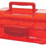 Maleta P/ Transporte De Amostras, Vermelha, Policarbonato, Autoclavável, 380 X 196 X 160Mm - 1Un