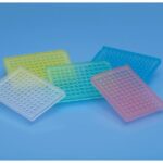 Placa Pcr 96 Poços, Cap. 300Ul, Meia Borda, Cor Natural - Pct/25Un